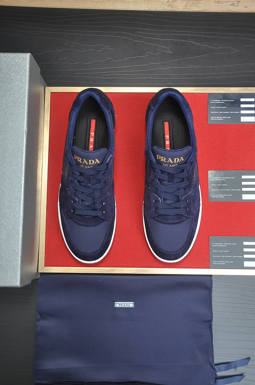 Men's shoes 💰580💶【PRADA】Top original, new season, high quality original goods, top imported calfskin with original imported glue, imported cowhide inside with original cowhide feet, original outsole! Quality guaranteed! Code 38-45 (45 customized)